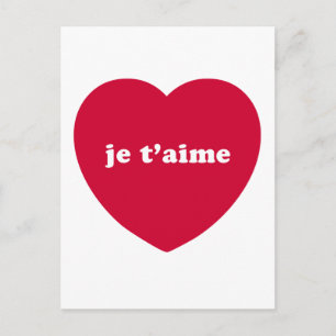 POSTAL JE T'AIME