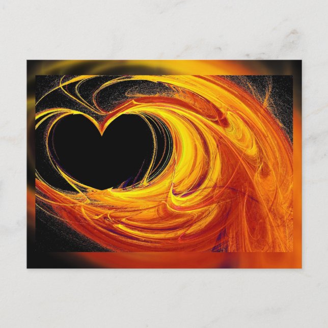 Postal Je t'aime (Anverso)