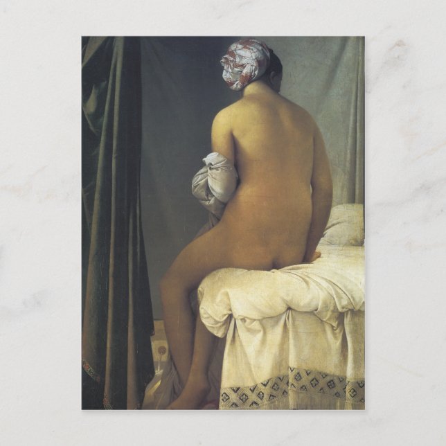 Postal Jean Auguste Dominique Ingres 1808 (Anverso)