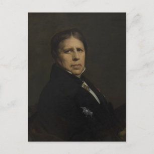 Postal Jean Auguste Dominique Ingres- Autorretrato