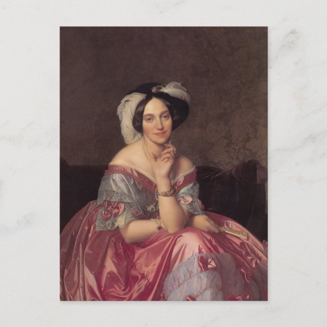 Postal Jean Auguste Ingres Art (Anverso)
