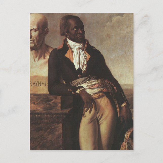Postal Jean-Baptiste Belley por Girodet (Anverso)