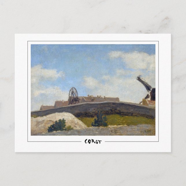 Postal Jean-Baptiste-Camille Corot #196 - Bella Artes Pos (Anverso)