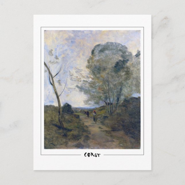 Postal Jean-Baptiste-Camille Corot #24 - Bella Artes... (Anverso)