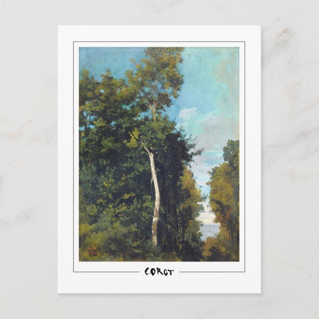 Postal Jean-Baptiste-Camille Corot #281 - Bella Artes Pos (Anverso)