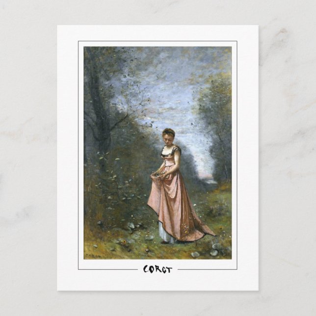 Postal Jean-Baptiste-Camille Corot #336 - Bella Artes Pos (Anverso)