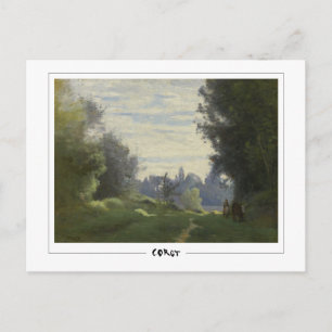 Postal Jean-Baptiste-Camille Corot #408-2 - Arte fino