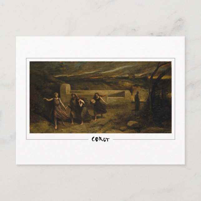 Postal Jean-Baptiste-Camille Corot #43 - Bella Artes (Anverso)