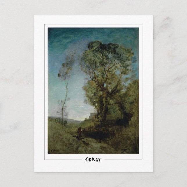 Postal Jean-Baptiste-Camille Corot #49 - Bella Artes (Anverso)