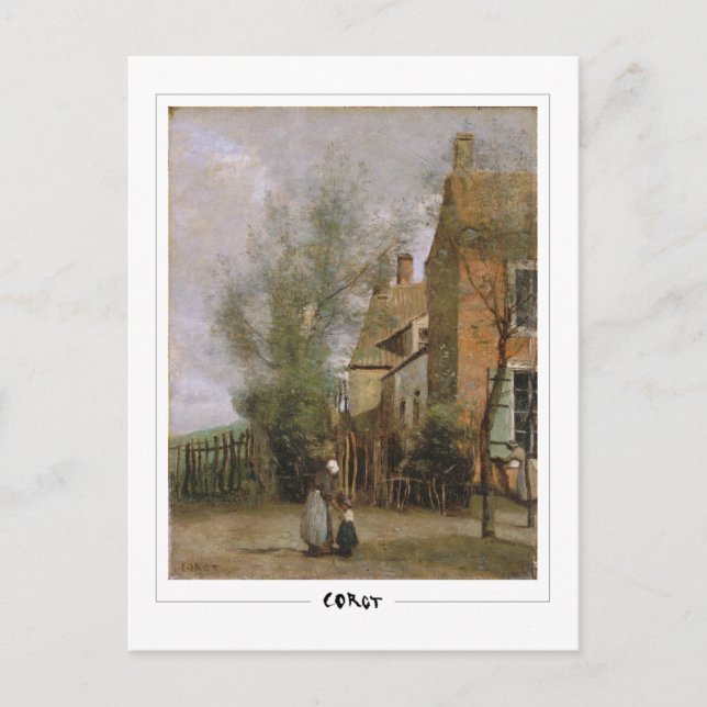 Postal Jean-Baptiste-Camille Corot #592-2 - Bella Artes (Anverso)
