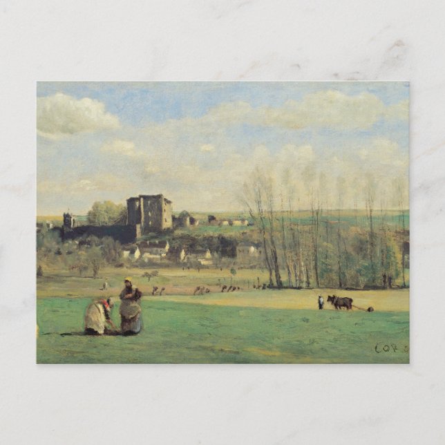 Postal Jean-Baptiste-Camille Corot - Paisaje (Anverso)