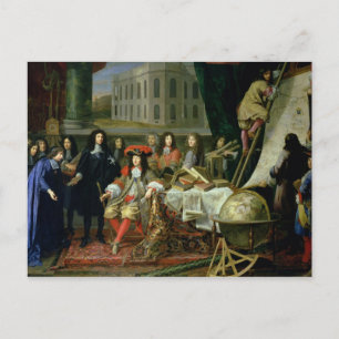 Postal Jean-Baptiste Colbert Presentando a Royal