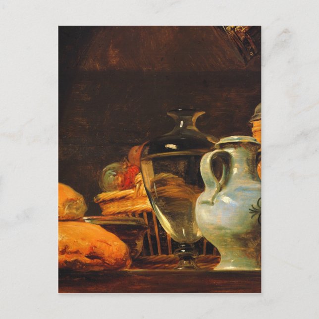Postal Jean-Baptiste-Simeon Chardin - Vida útil (Anverso)