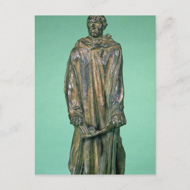 Postal Jean d'Aire, de los Burghers de Calais (bronce) (Anverso)