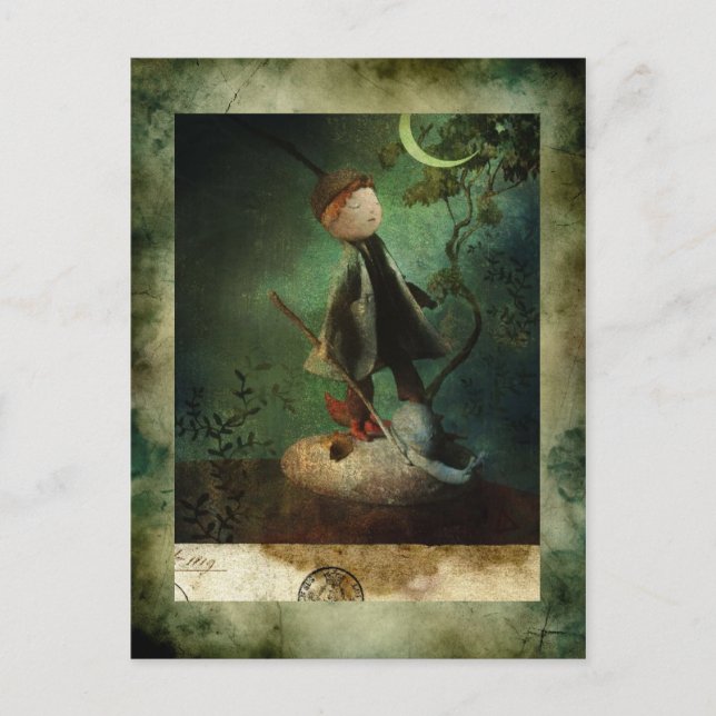 Postal Jean de la Lune (Anverso)