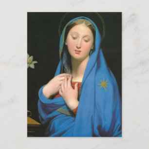Postal Jean Dominique Ingres- Virgen de la Adopción
