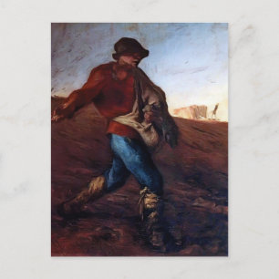 Postal Jean-Francois Millet - La Ducha