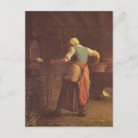 Jean-Francois Millet- Pan de hornear para mujer