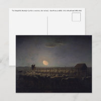 Jean-Francois Millet - Sheepfold, luna 1860