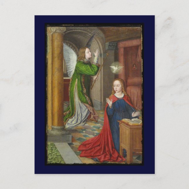 Postal Jean Hey Annunciation (Anverso)