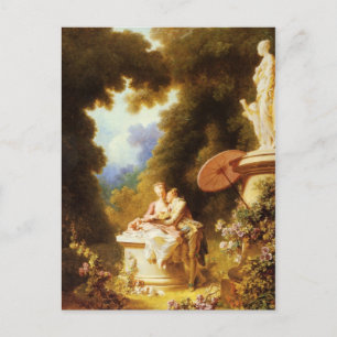 Postal Jean-Honoré Fragonard Bella Artes