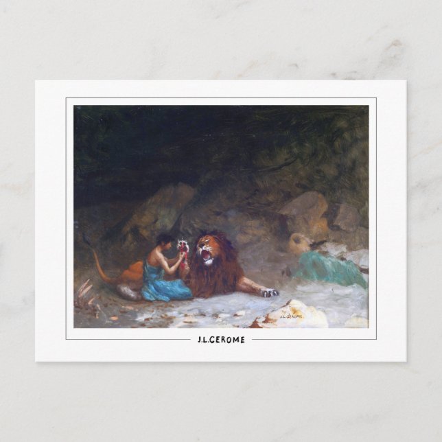 Postal Jean-Léon Gérôme #220 - Postcard Bella Artes (Anverso)