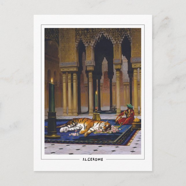 Postal Jean-Léon Gérôme #28 - Postcard Bella Artes (Anverso)