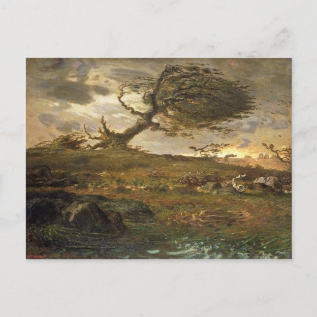 Postal Jean Millet Painting (Anverso)