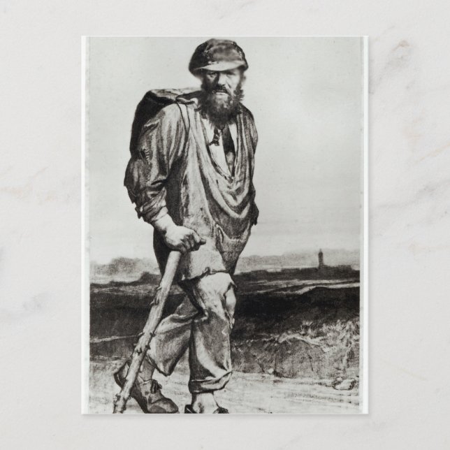 Postal Jean Valjean (Anverso)