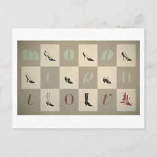 Postal Jeanne: Amor moderno