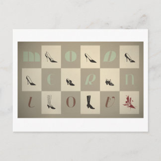 Postal Jeanne: Amor moderno