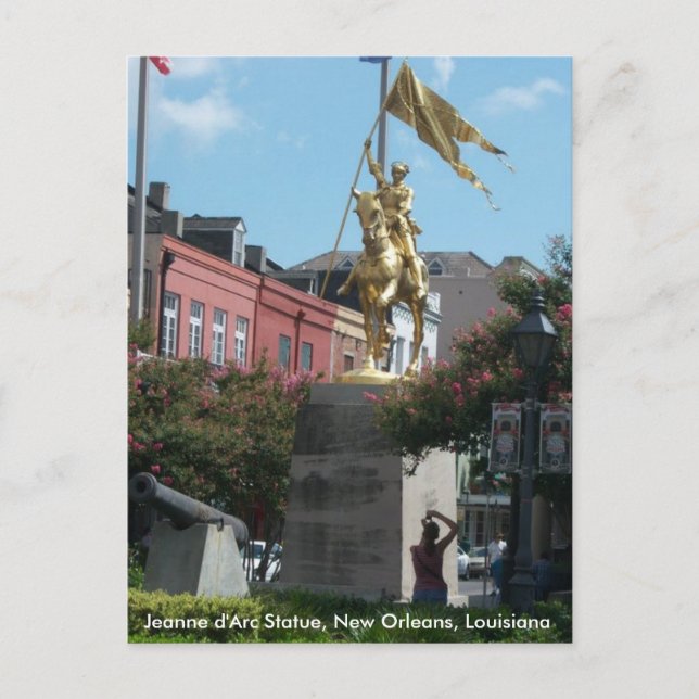 Postal Jeanne d'Arc New Orleans (Anverso)
