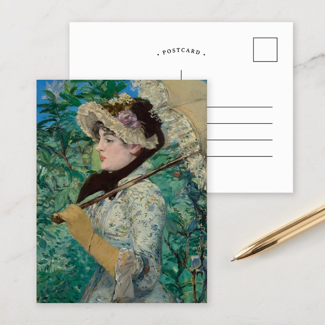 Postal Jeanne | Édouard Manet (Subido por el creador)
