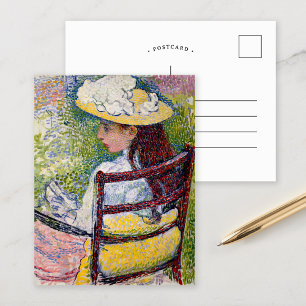 Postal Jeanne Pissarro   Theo van Rysselberghe