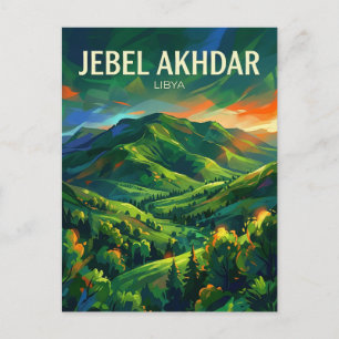 Postal Jebel Akhdar, Montañas Verdes Libia