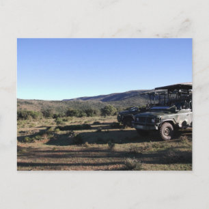 Postal Jeep paisaje Safari