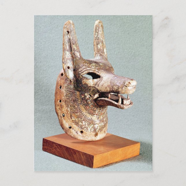 Postal Jefe de Anubis, con una mandíbula bisagra (Anverso)