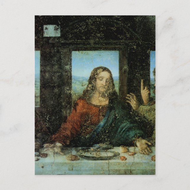 Postal Jefe de Cristo de la última cena (Anverso)