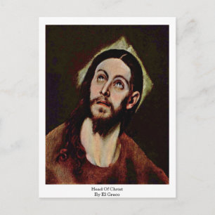 Postal Jefe De Cristo Por El Greco