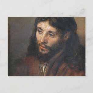 Postal Jefe de Cristo - Rembrandt_Harmensz