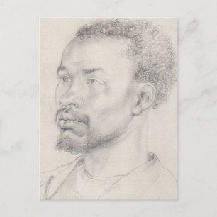 Postal Jefe de un africano de Durer