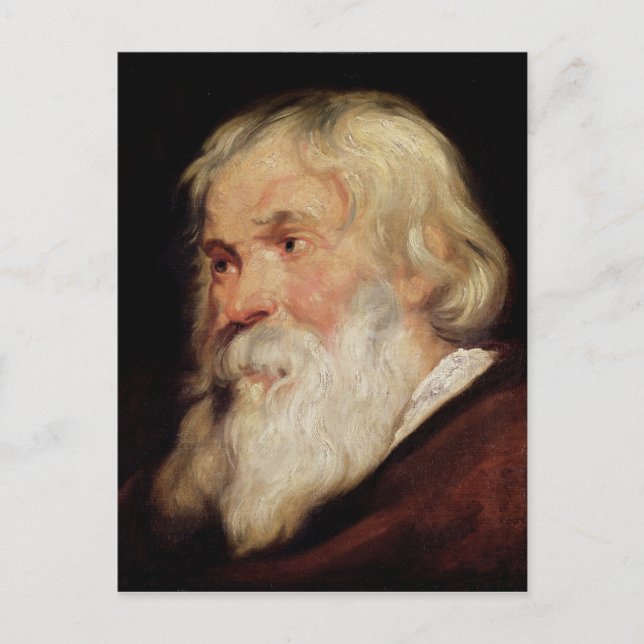 Postal Jefe de un anciano (Anverso)