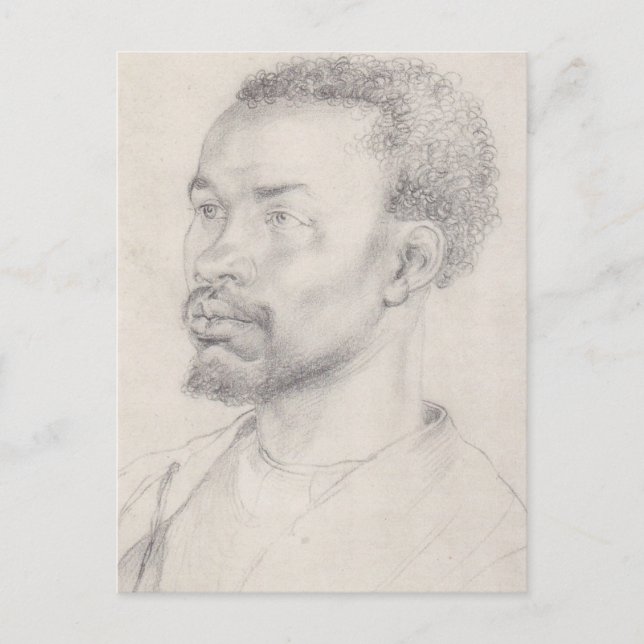 Postal Jefe de un Durer Africano (Anverso)