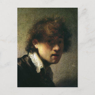 Postal Jefe de un hombre joven o de un autorretrato, 1629