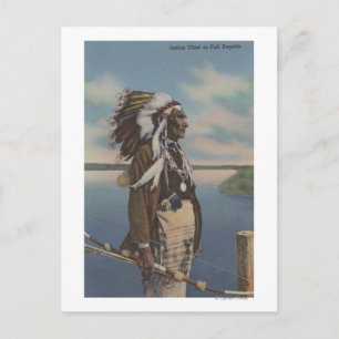 Postal Jefe del Noroeste de India en Regalia completa