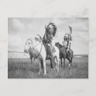 Postal Jefe indio a caballo, 1905