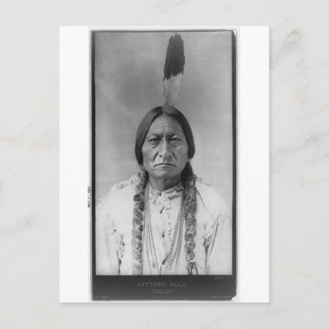 Postal Jefe indio indio lakota (Anverso)