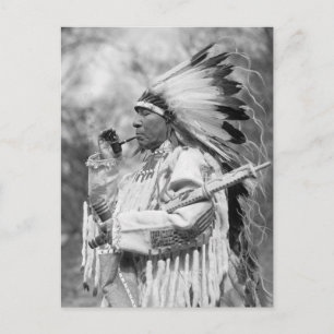 Postal Jefe indio Whirlwind Soldier, 1925