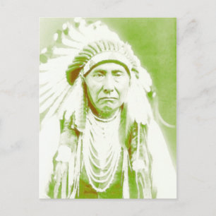 Postal Jefe Joseph Nativo Líder Estadounidense