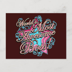 Postal Jefe más asombroso del mundo